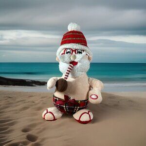 11” singing santa “escape” Pina colada goffa International plush Fun Coconut